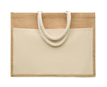 Logo trade promotional products picture of: Jute shopping bag