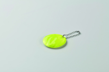 Logotrade corporate gift image of: Round reflective keyring