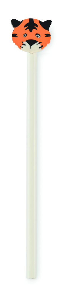 Logo trade promotional product photo of: Wooden pencil in animal shape