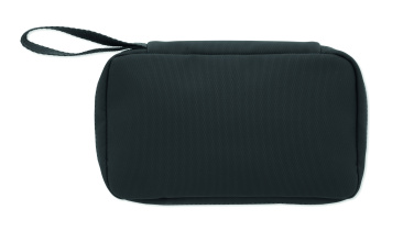Logo trade promotional products image of: Toiletry bag 600D RPET