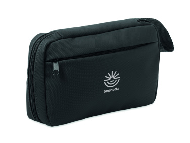 Logo trade promotional item photo of: Toiletry bag 600D RPET