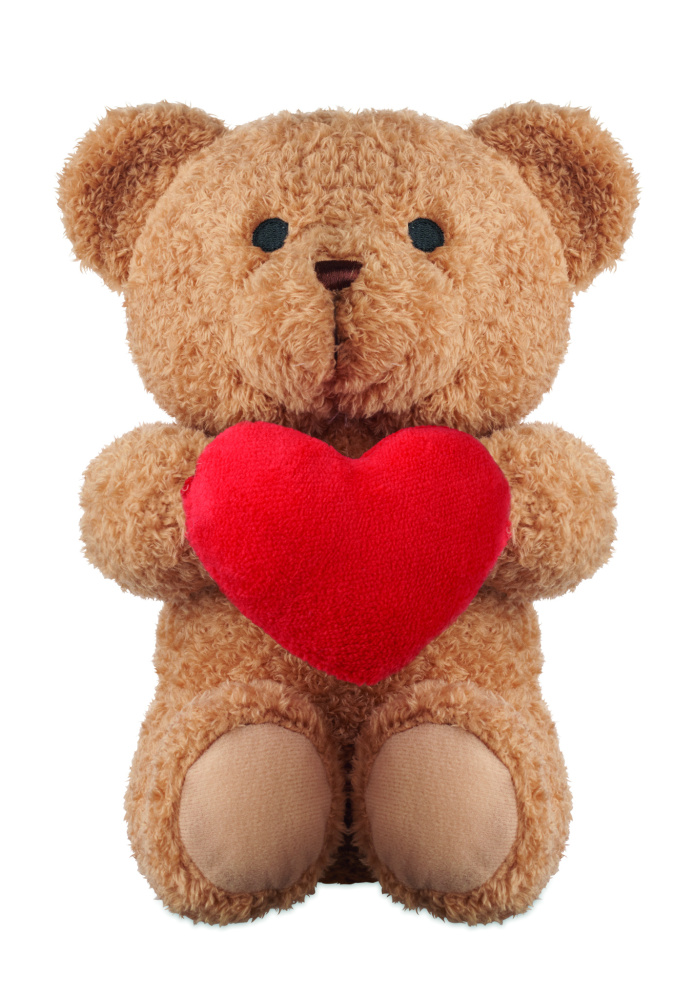 Logotrade promotional giveaway picture of: Teddy bear with heart 23cm