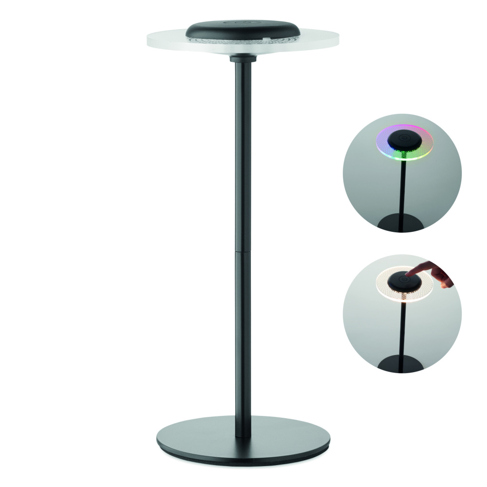 Logo trade promotional gifts picture of: Rechargeable iron table lamp
