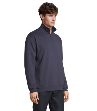 Logo trade promotional products picture of: CONRAD Sweat Zip Collar