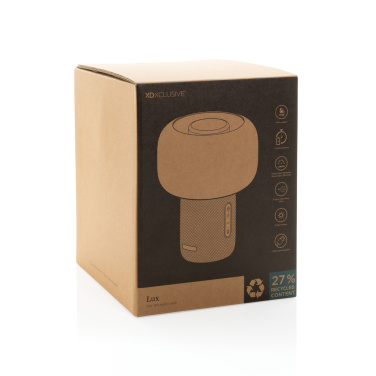 Logotrade promotional product image of: Lux RCS recycled plastic 10W speaker lamp