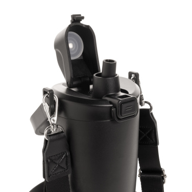 Logo trade advertising product photo of: Avira Ayala RCS re-steel duosip lockable crossbody tumbler