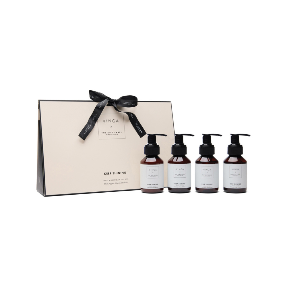 Logotrade promotional giveaway image of: VINGA x TGL body and hand care gift set