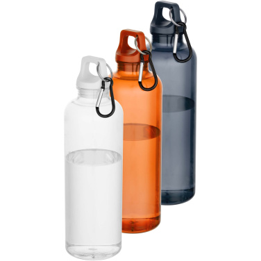Logotrade business gifts photo of: Oregon 750 ml RCS recycled plastic water bottle with carabiner