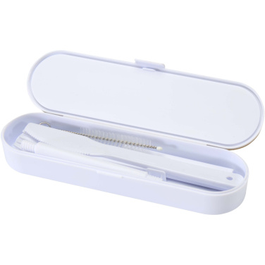 Logotrade promotional merchandise image of: Runa cutlery set with bamboo lid