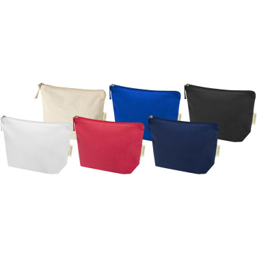 Logo trade promotional gifts picture of: Odisha 180 g/m² OCS organic toiletry bag 1L
