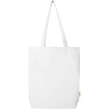 Logo trade promotional gift photo of: Odisha 270 g/m² OCS organic tote bag 10L