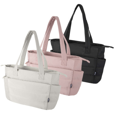 Logotrade promotional merchandise image of: Puffer 15.6" GRS recycled laptop tote bag 18L