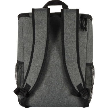 Logo trade business gifts image of: Tundra GRS recycled picnic cooler backpack with cutlery set 20L