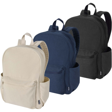 Logotrade promotional item picture of: Recanvas 15.6” GRS recycled city backpack 16L