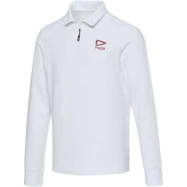 Logo trade promotional items image of: Zeus long sleeve unisex half zip polo