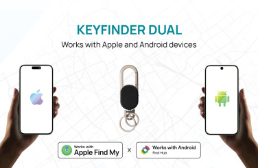 Logo trade promotional items picture of: Keyfinder Dual keychain with worldwide locating