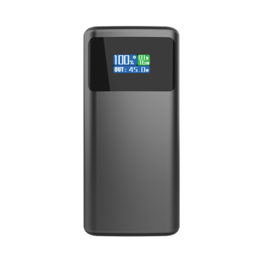 Logo trade promotional products image of: Quantum RCS ultra-fast PD45W 10.000mAh powerbank with screen