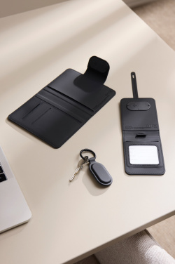 Logo trade promotional product photo of: VINGA Baltimore RCS Passport Cover With Finder Dual