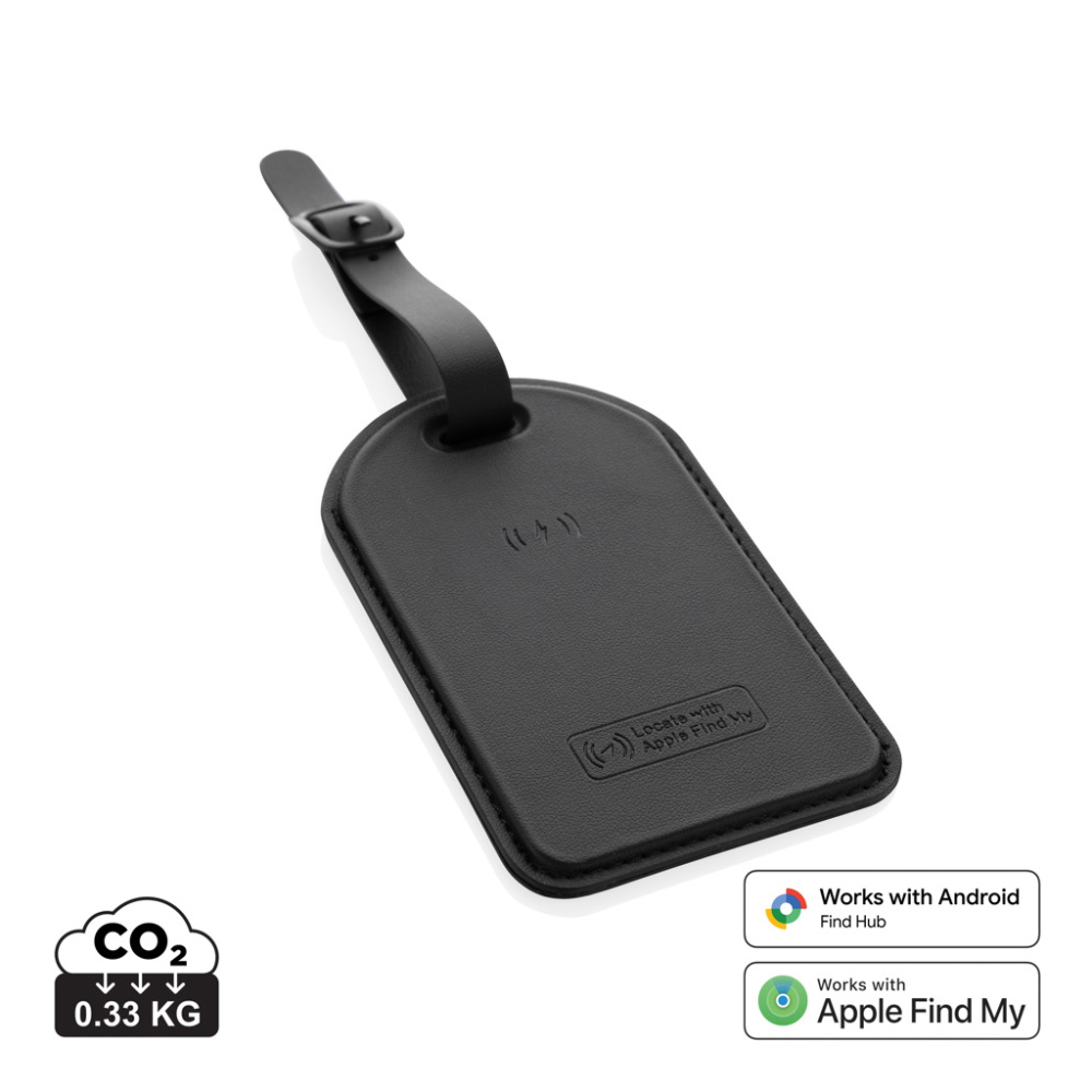 Logotrade corporate gift picture of: Globefind Dual RCS luggage tag with worldwide locating
