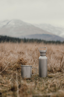Logo trade advertising product photo of: Nordic Drift Trail Ultra Light Titanium 600ml Water Bottle