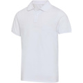 Beryl 220 g/m² short sleeve unisex OCS organic recycled polo, White