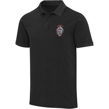 Logotrade advertising product image of: Calgary 200 g/m2 washed men's polo