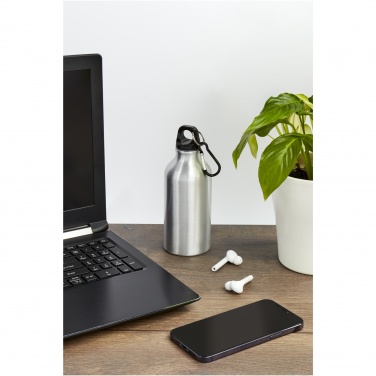 Logo trade reklaamkingi pilt: Oregon 400 ml alumiiniumist veepudel karabiiniga