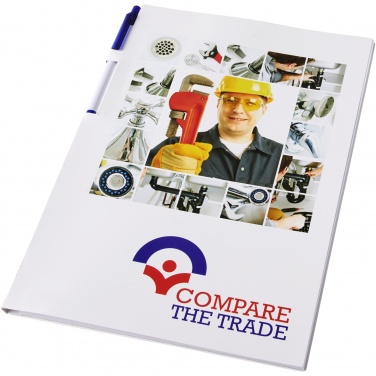 Logo trade reklaamtoote pilt: Essential konverentsimapp A4 märkmik ja pliiats
