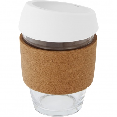 Logotrade reklaamtooted pilt: Lidan 360 ml borosilikaatklaasist termotops silikoonkaanega