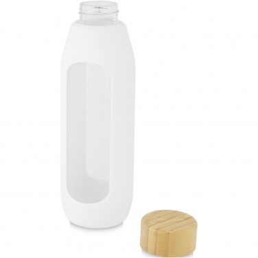 Logotrade reklaamtoote foto: Tidan 600 ml borosilikaatklaasist pudel silikoonkäepidemega