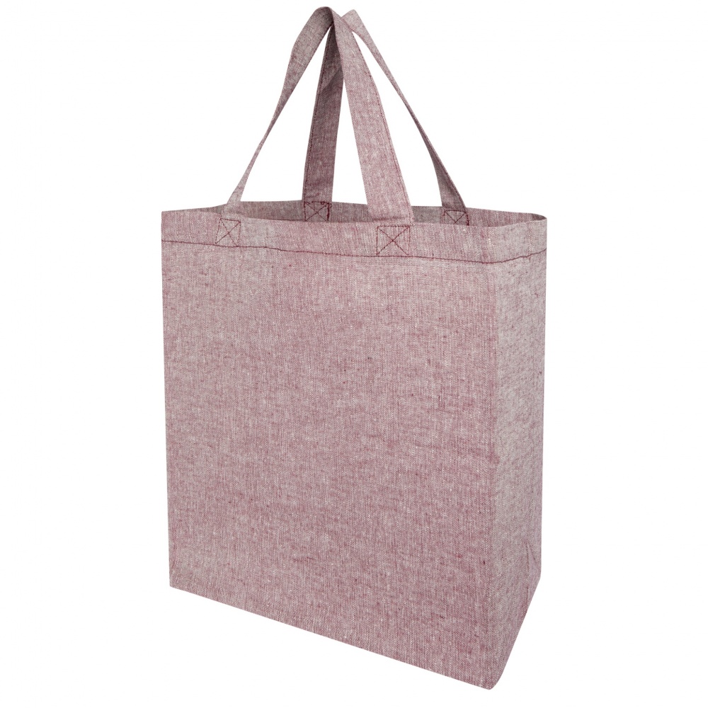 Logotrade meened pilt: Pheebs 150 g/m² taaskasutatud gusset kandekott 13L