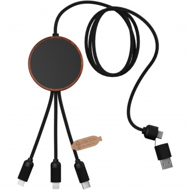 Logotrade meened pilt: SCX.design C40 5-in-1 rPET-logoga laadimiskaabel ja 10 W laadimisalus