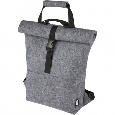 Logotrade firmakingid pilt: Felta GRS taaskasutatud vildist roll-top rattakott 13L