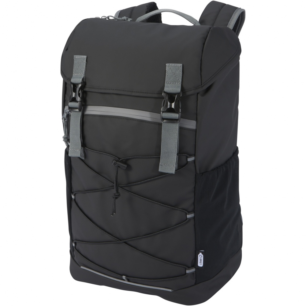 Logotrade firmakingi foto: Aqua 15,6" GRS taaskasutatud veekindel sülearvuti seljakott 23L