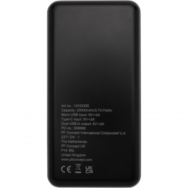 Logotrade reklaamkingituse foto: Loop 20 000 mAh taaskasutatud plastist toitepank 