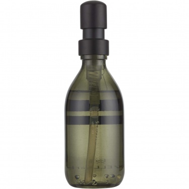 Logotrade ärikingi foto: Wellmark Discovery 200 ml käteseebi dosaator ja 150 g lõhnaküünla komplekt - tume merevaigu lõhn