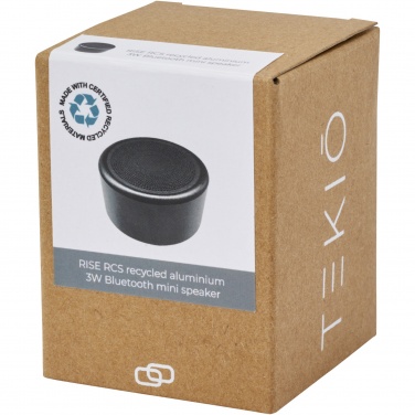Logotrade meene foto: Rise 3W RCS taaskasutatud alumiiniumist Bluetooth® minikõlar 
