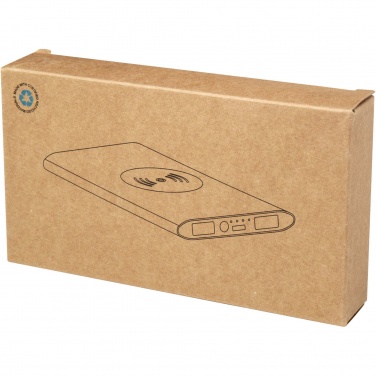 Logotrade firmakingi foto: Juice 8000 mAh Type-C taaskasutatud alumiiniumist juhtmevaba toitepank