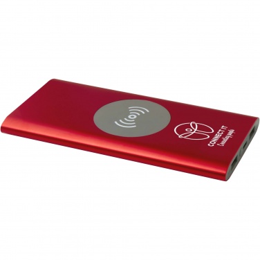 Logo trade reklaamkingituse pilt: Juice 8000 mAh Type-C taaskasutatud alumiiniumist juhtmevaba toitepank