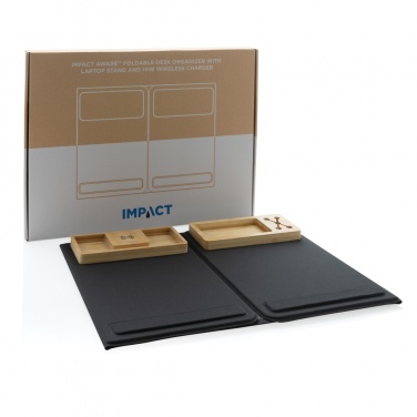 Logotrade firmakingid pilt: Impact AWARE RPET Kokkupandav lauakorraldaja sülearvuti alusega