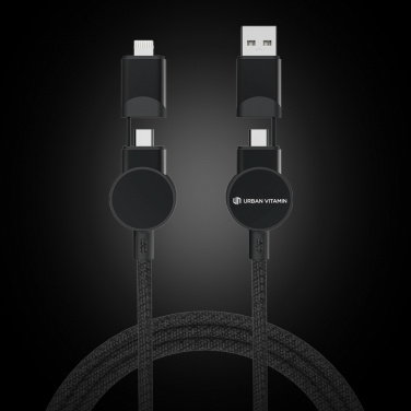 Logo trade reklaamkingitused foto: Oakland RCS taaskasutatud plastist 6-ühes kiirlaadimiskaabel 45 W