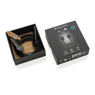 Logo trade reklaamkingitused foto: Oakland RCS taaskasutatud plastist 6-ühes kiirlaadimiskaabel 45 W