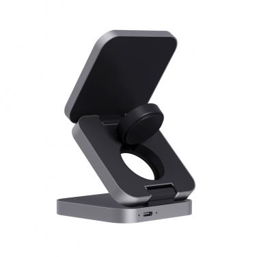 Logotrade ärikingitused pilt: Terra RCS taaskasutatud alumiiniumist kokkupandav kolm ühes 15 W laadija