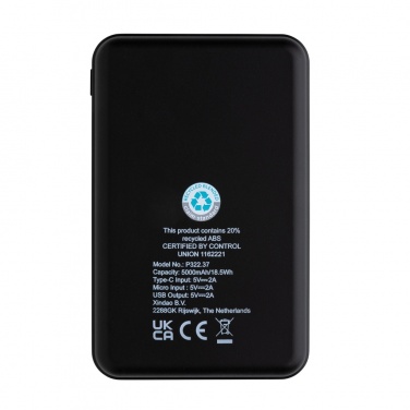Logo trade firmakingi pilt: RCS taaskasutatud plastist 5000 mAh Powerbank