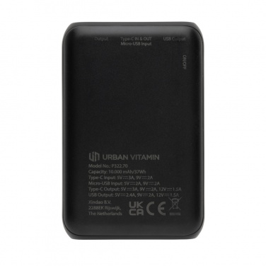 Logo trade ärikingituse pilt: Urban Vitamin Alameda 10 000 mAh 18W PD toitepank