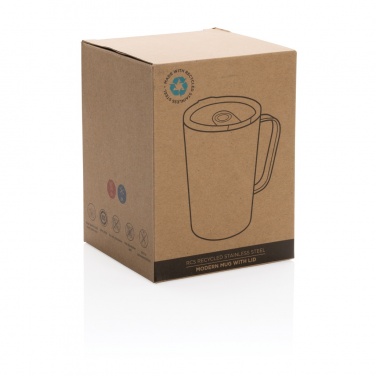 Logo trade firmakingituse pilt: RCS Taaskasutatud roostevabast terasest kaasaegne kaanega vaakumkruus