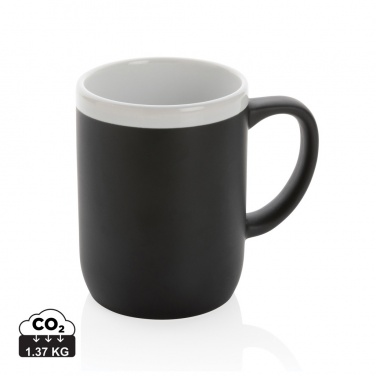 Logo trade ärikingituse pilt: Valge äärega keraamiline kruus 300ml