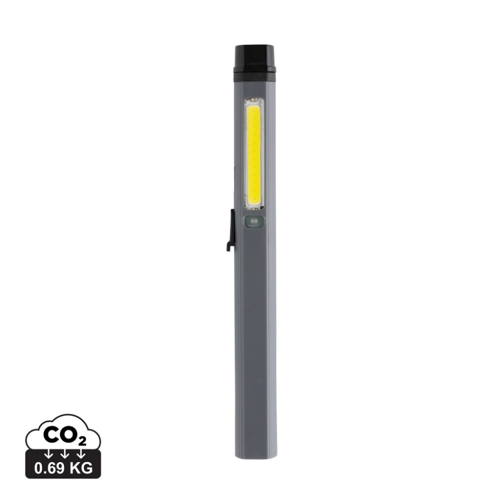 Logotrade meened pilt: Gear X RCS taaskasutatud plastist USB laetav pliiatsivalgusti