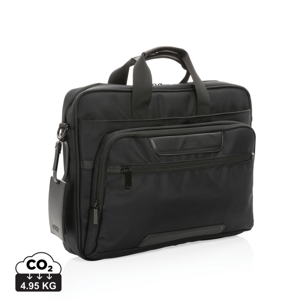 Logo trade reklaamkingituse pilt: Swiss Peak AWARE™ RPET Voyageri 15,6-tolline sülearvutikott