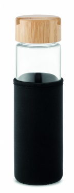 Logotrade reklaamkingituse foto: Klaaspudeli bambusest kaas 600ml